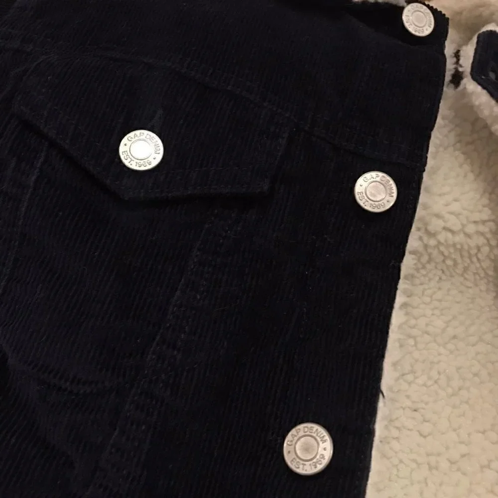 Gap Kids corduroy sherpa jacket M